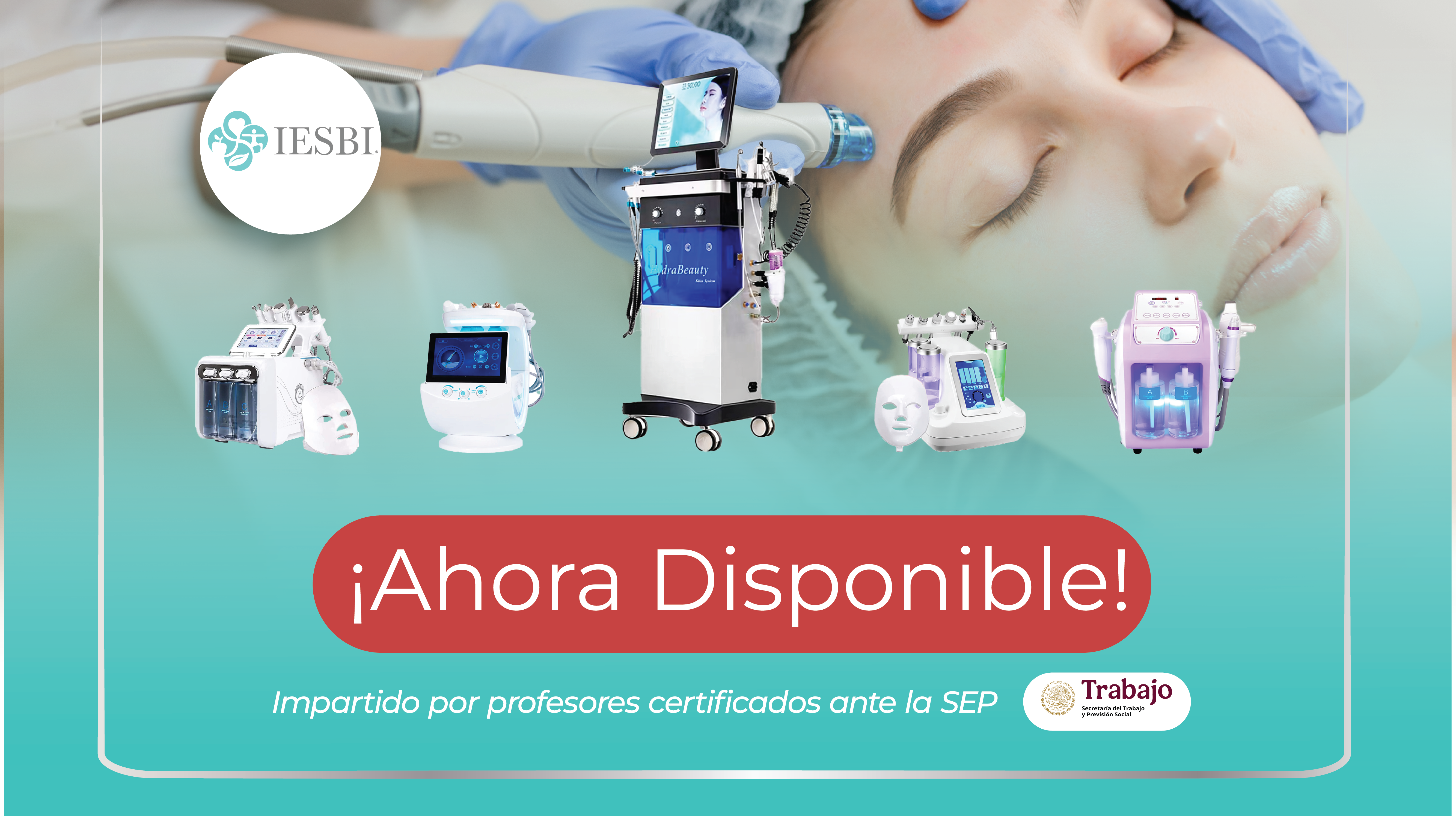 Aprende a utilizar diferentes máquinas de Hydrafacial desde cero